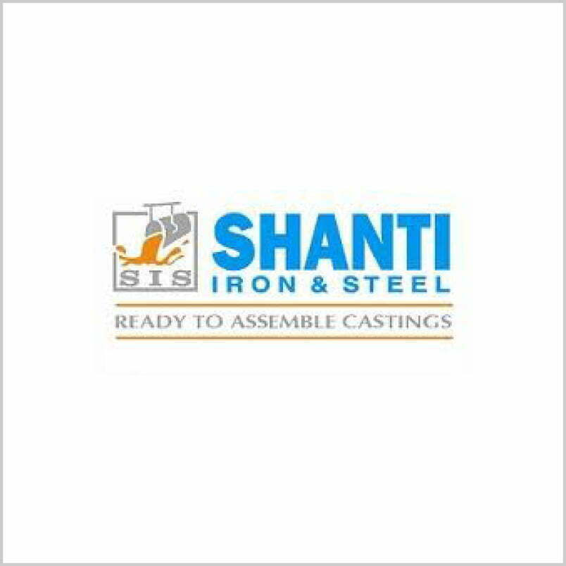shanti iron & steel logo
